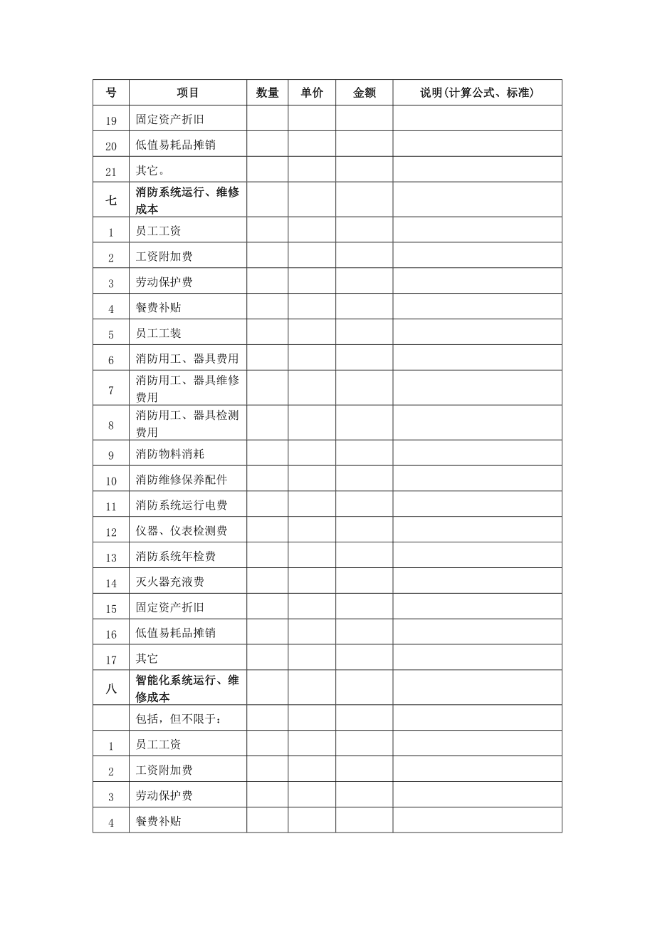 成本管理和成本核算的要求