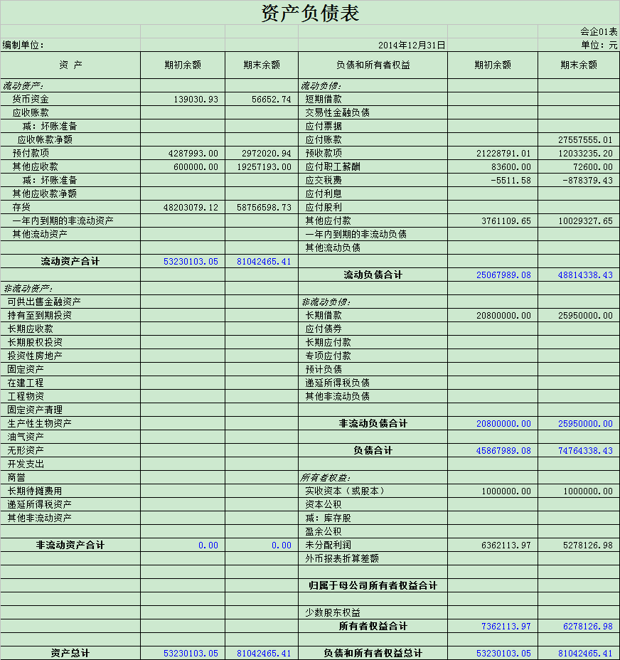 財務分析報告案例